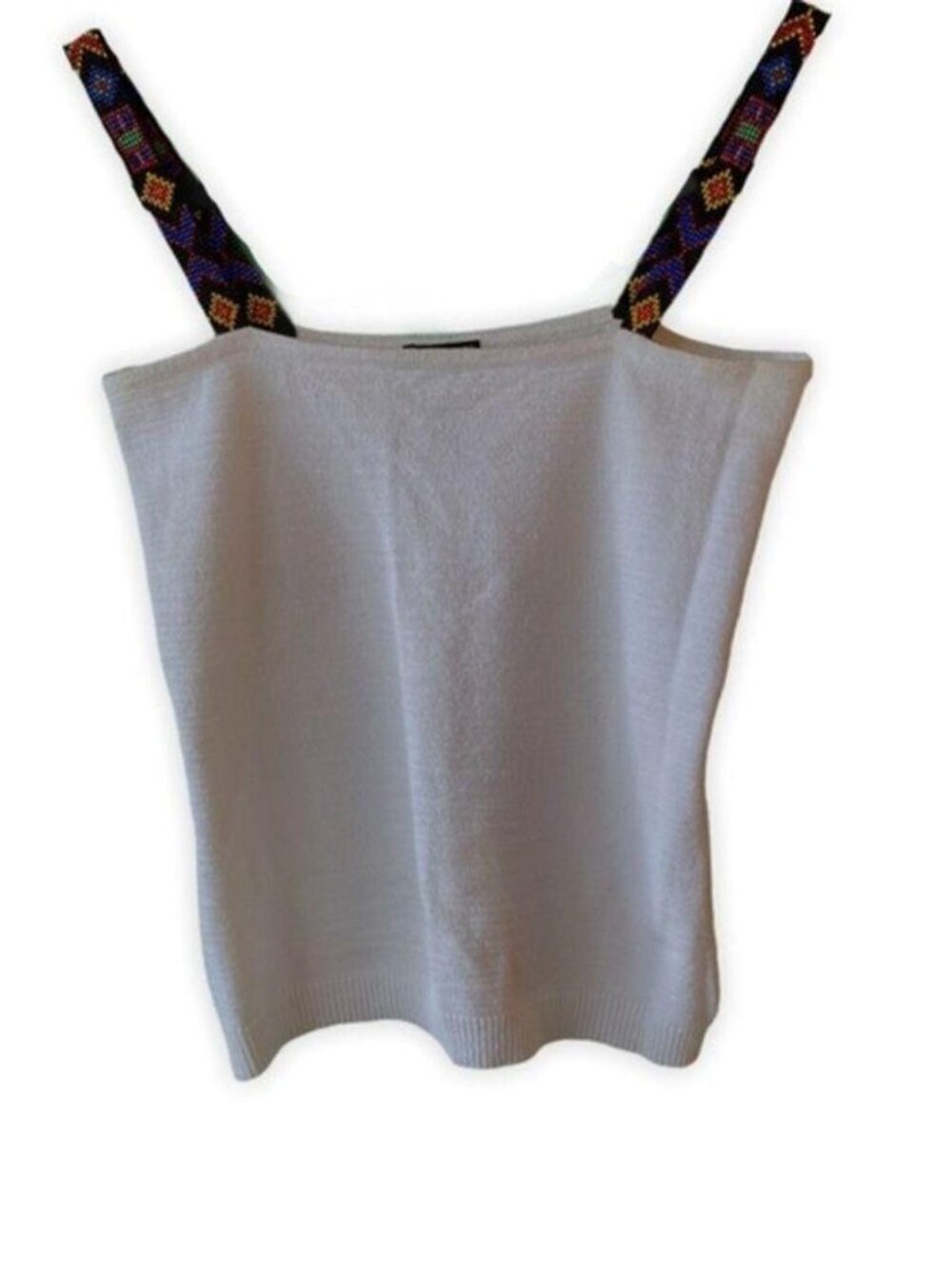 INC‎ White Top with beaded straps​